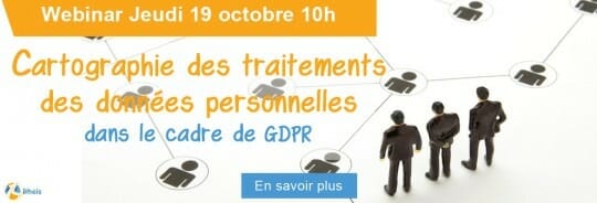 Cartographie des traitements des données personnelles dans le cadre de GDPR